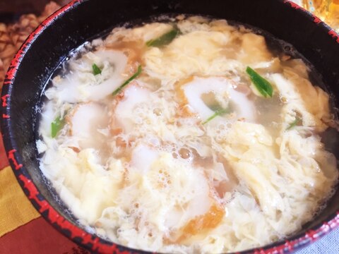 蕎麦湯を使って！溶き玉そば湯汁